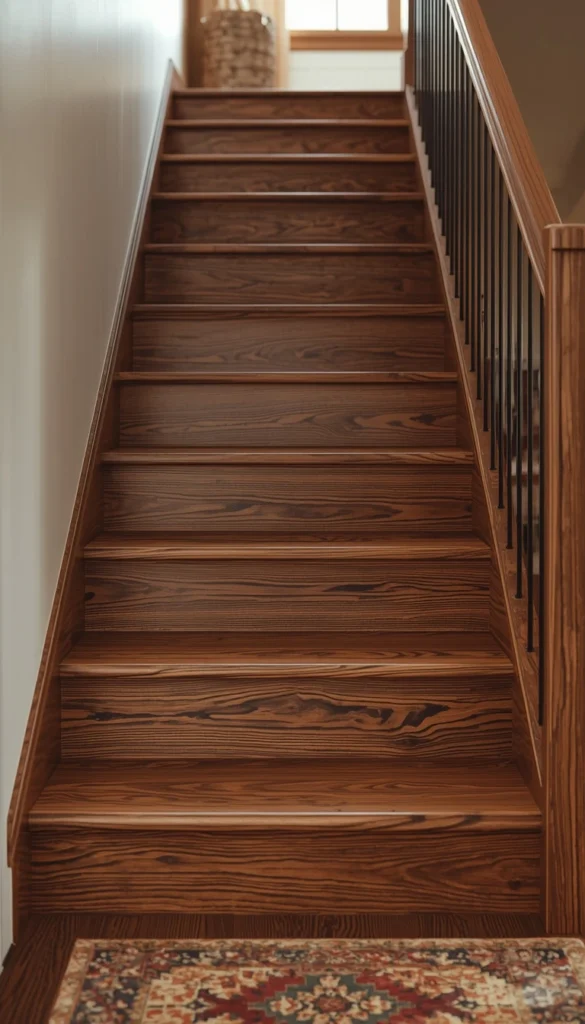 Wood Tone Staircases