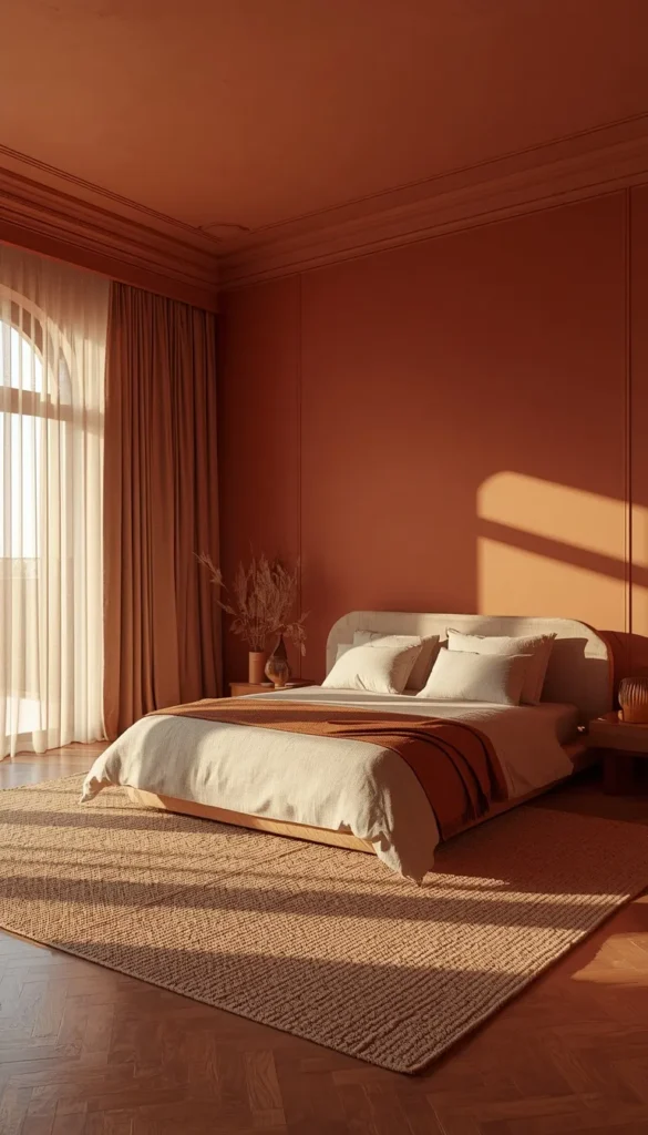 Color Drenched Walls, Trim, and Ceiling