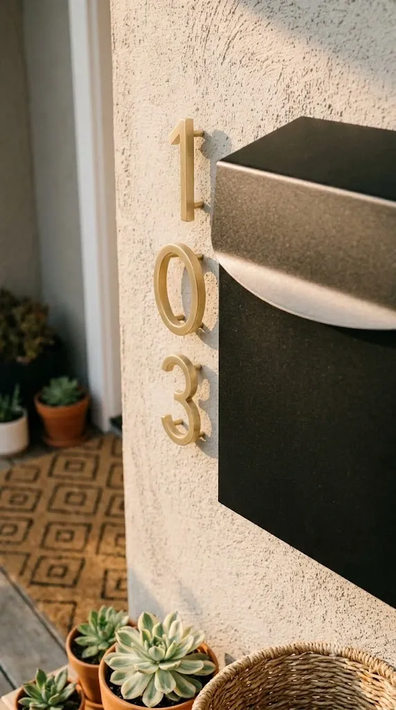 A Mailbox and House Number Refresh