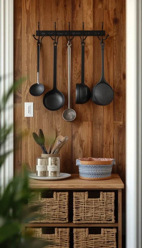 Mud Kitchen Accessories, Smart Storage and Hooks