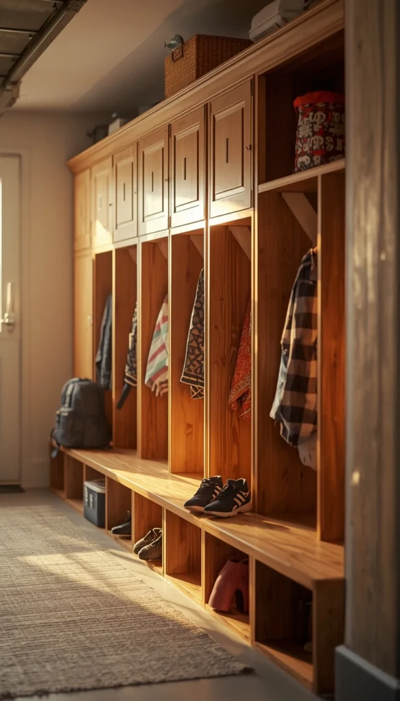 Lockers or Cubbies for Family Gear